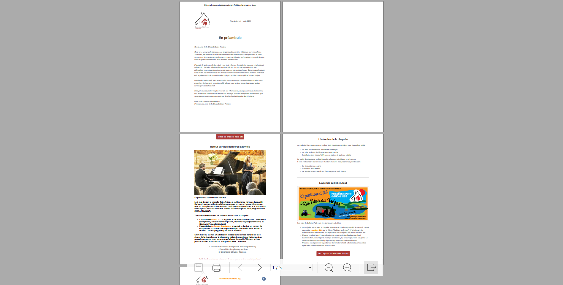 Newsletter n°2 (Septembre 2024)